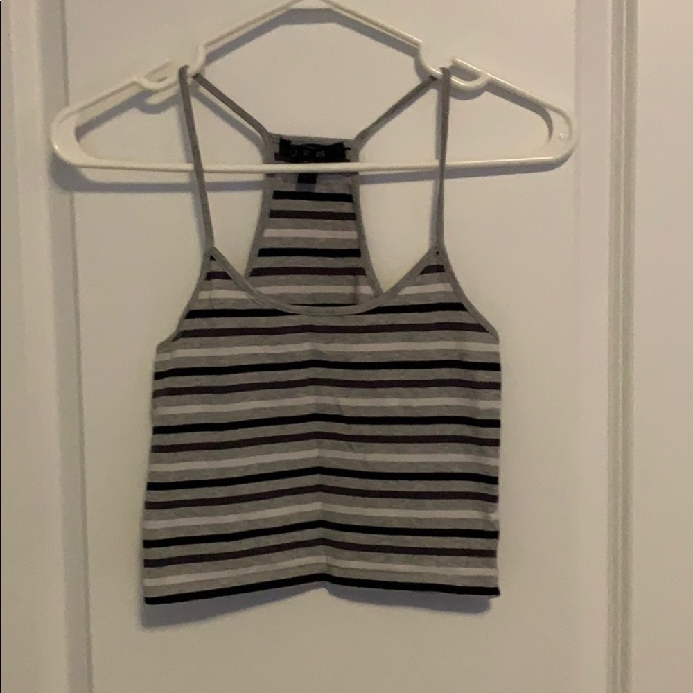 Striped crop top size small